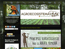 Tablet Screenshot of agroecosistemas.cl